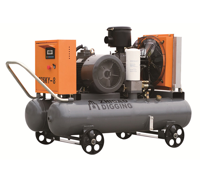 Electric Motor Driven Portable��open frame)Screw Air Compressor